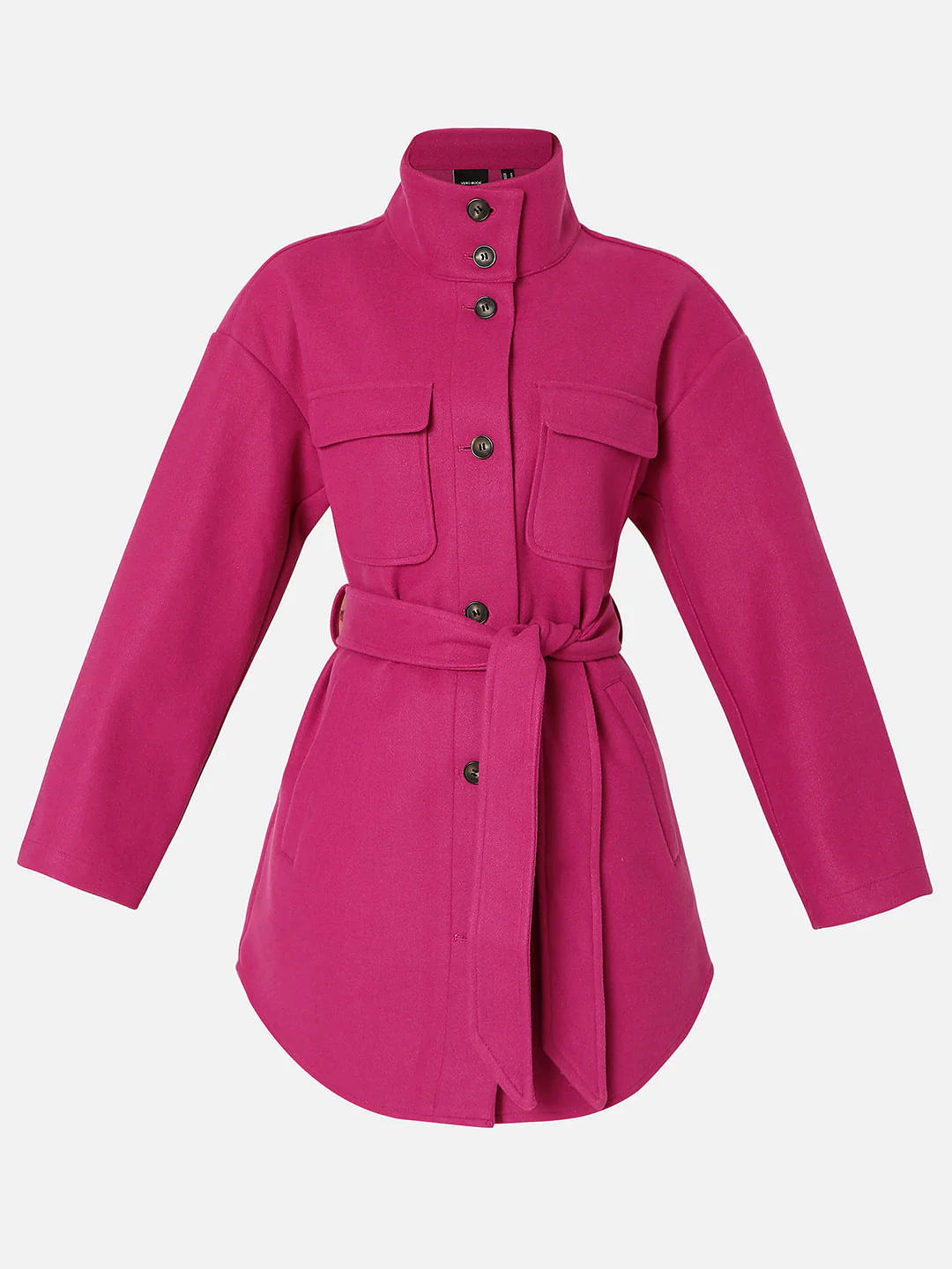 Pink Turtle Neck Jacket - Image 7