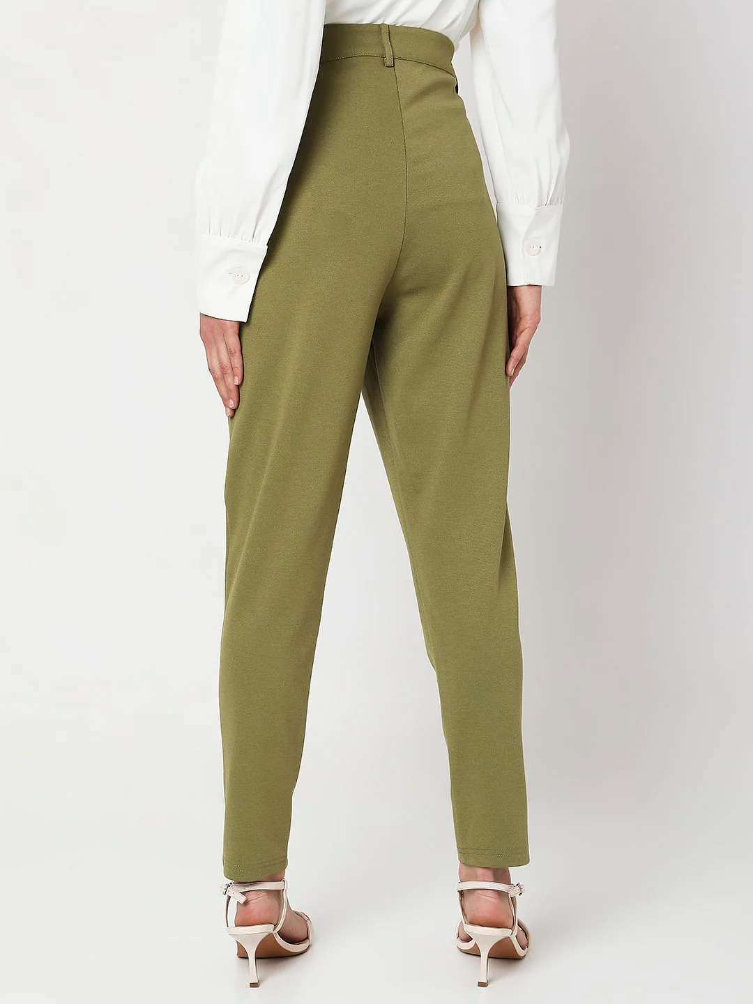 Green Skinny Fit Co-Ord Set Pants - Image 4