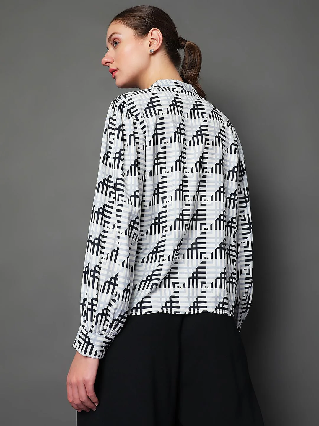 White Printed Top - Image 4