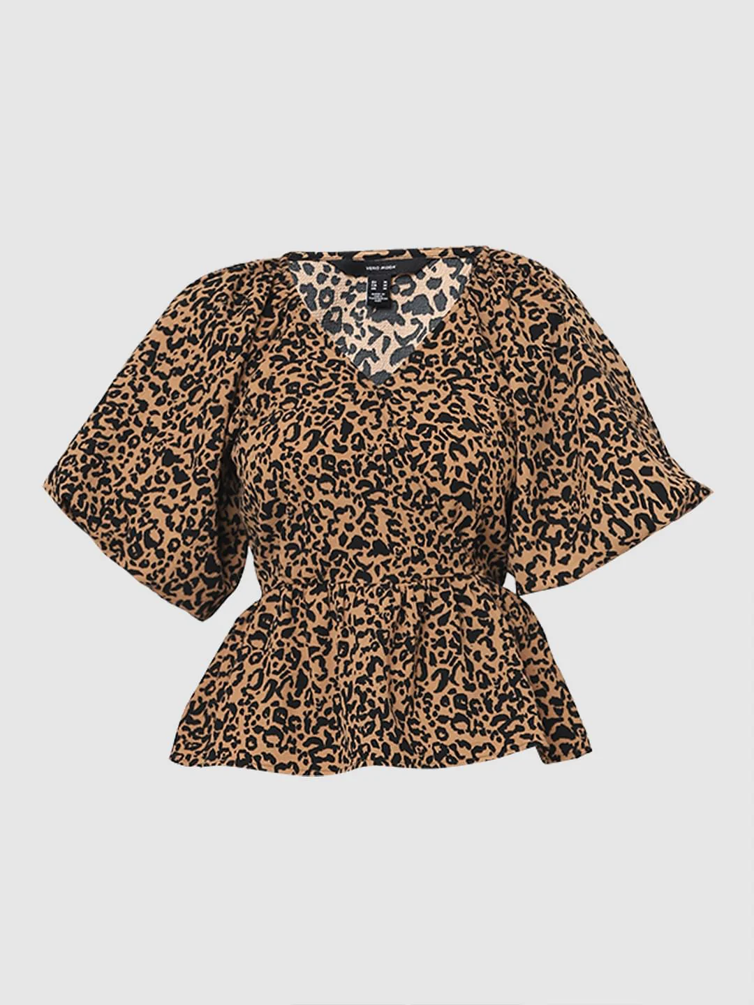 Brown Animal Print Top - Image 7