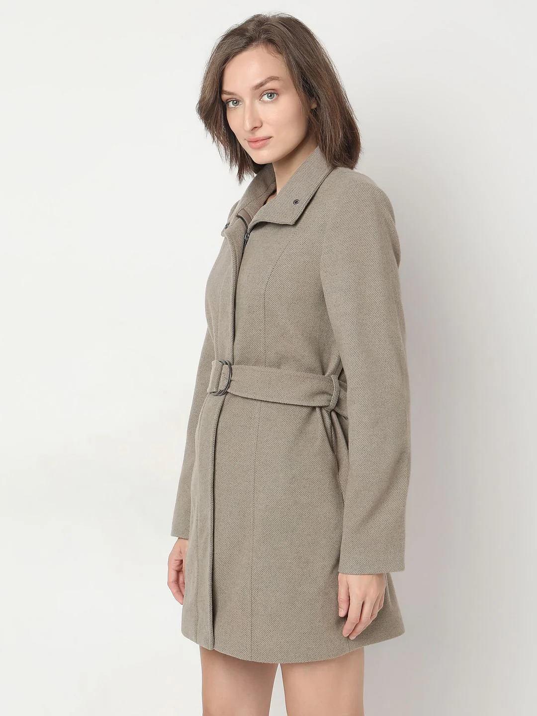 Beige Long Coat - Image 3