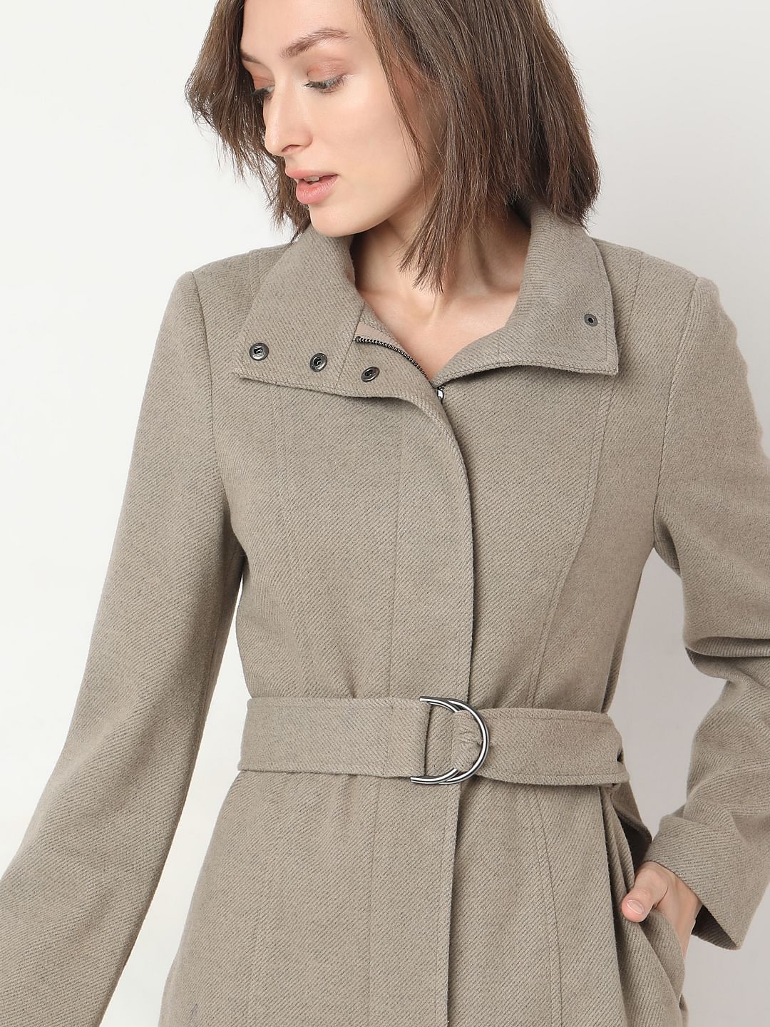 Beige Long Coat - Image 6