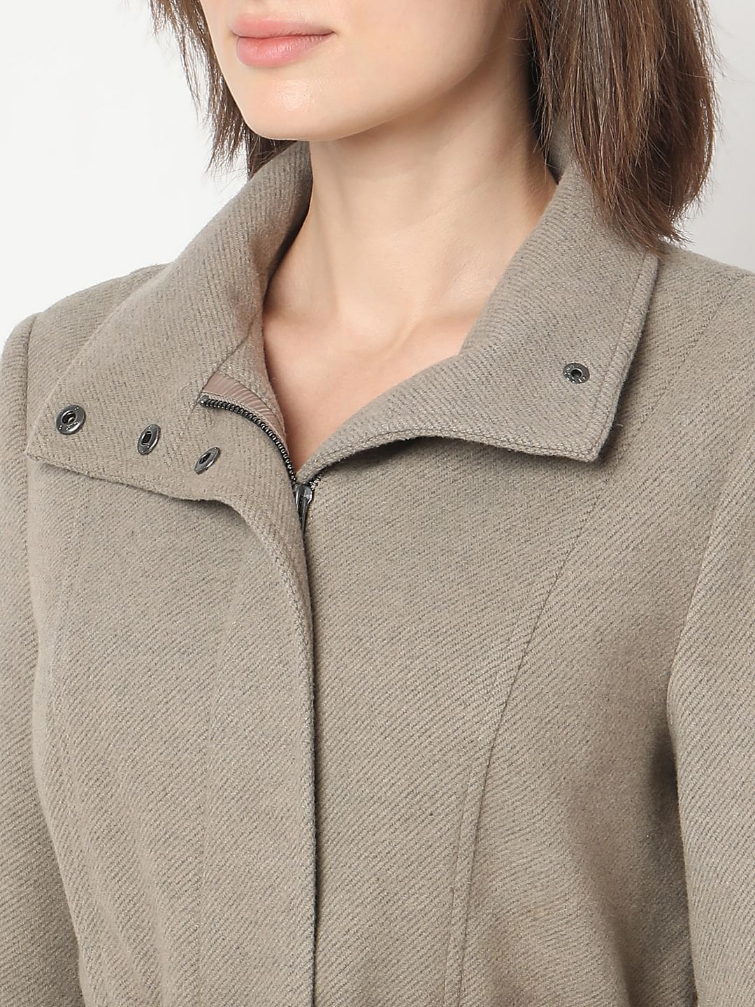 Beige Long Coat - Image 8