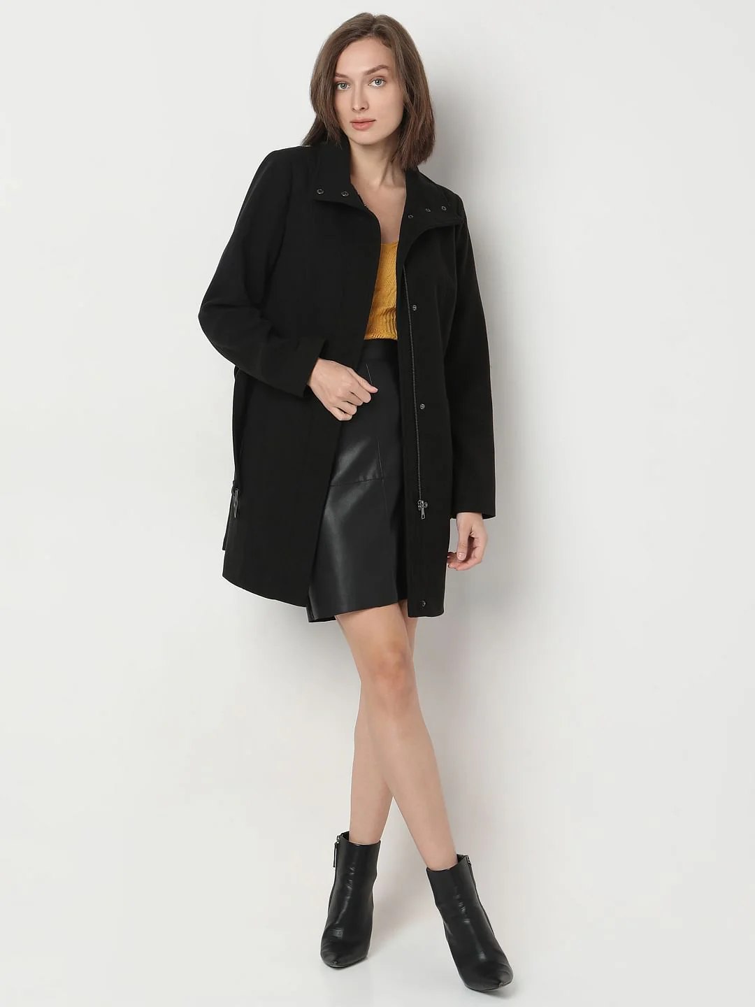 Black Long Coat - Image 5