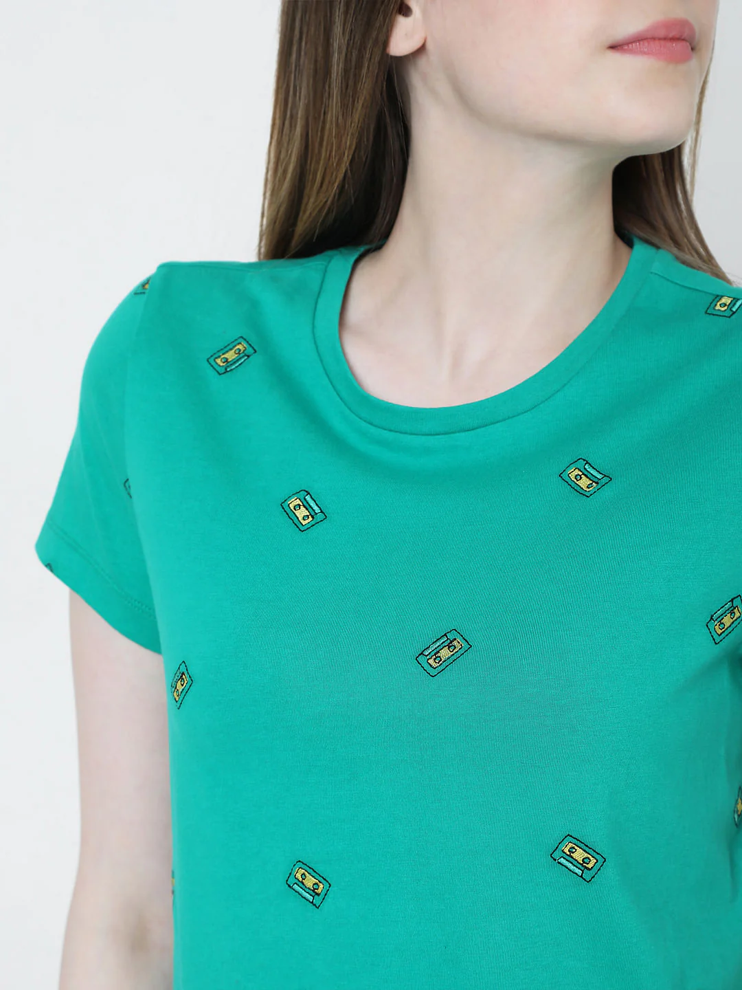Green Graphic Print T-Shirt - Image 6