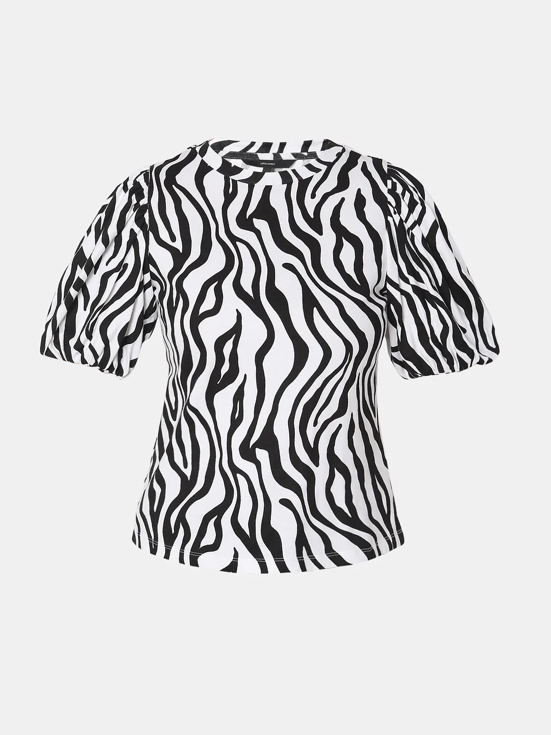 Black & White Animal Print Top - Image 7