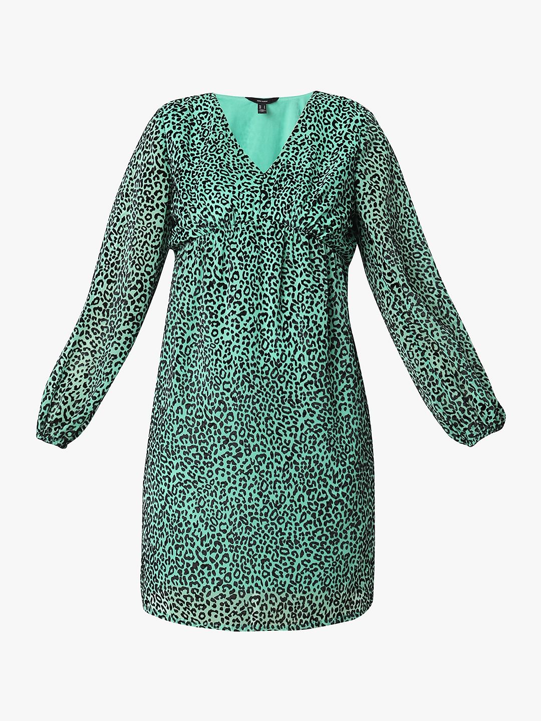 Green Animal Print Dress - Image 7