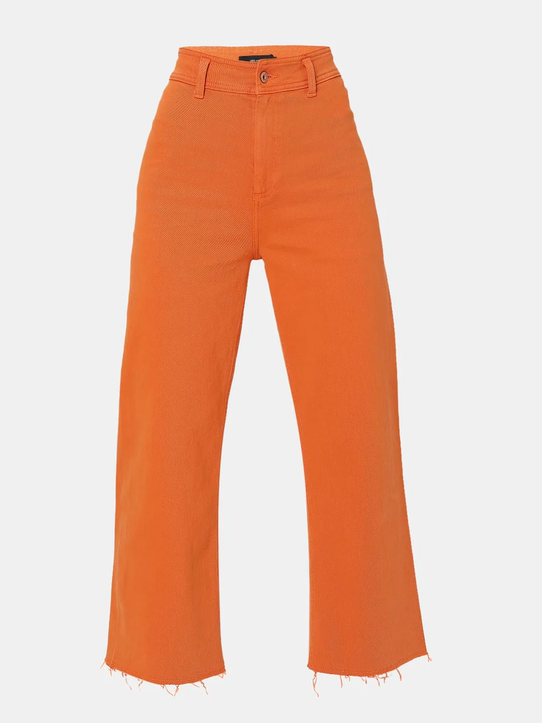 Orange High Rise Zoey Wide-Leg Jeans - Image 7
