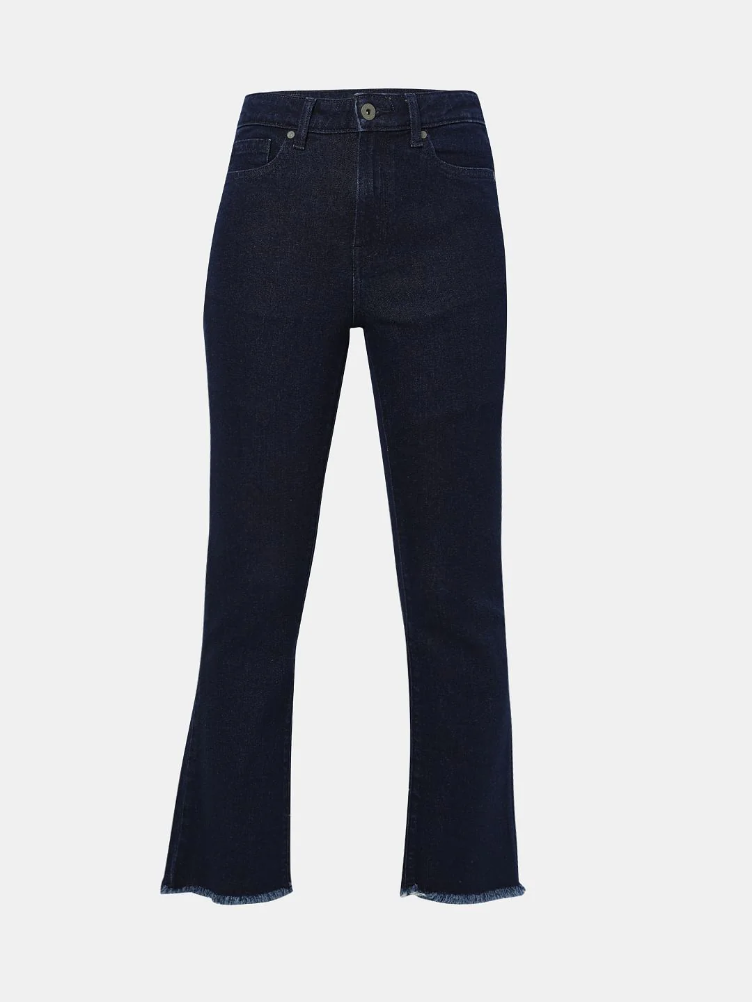 Dark Blue High Rise Petra Bootcut Jeans - Image 7