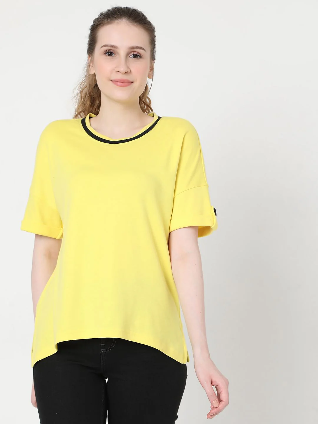 Yellow Graphic Print T-Shirt - Image 2