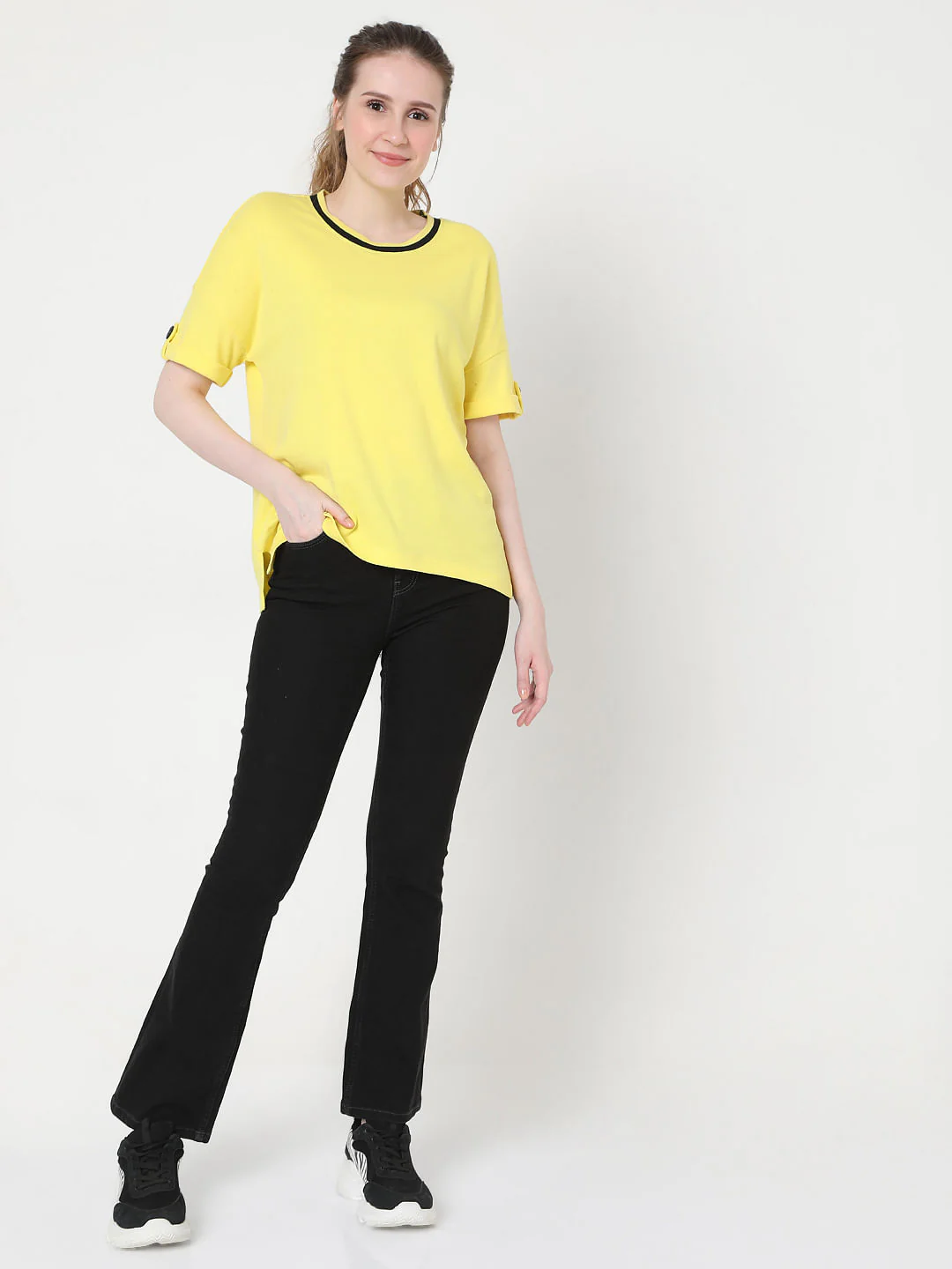Yellow Graphic Print T-Shirt - Image 5