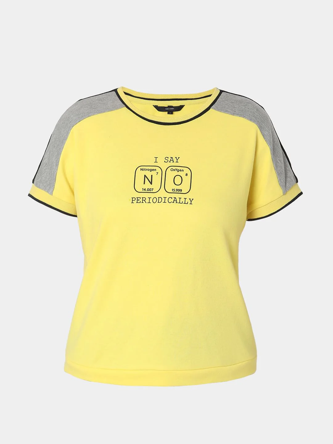 Yellow Graphic Slogan Print T-Shirt - Image 7