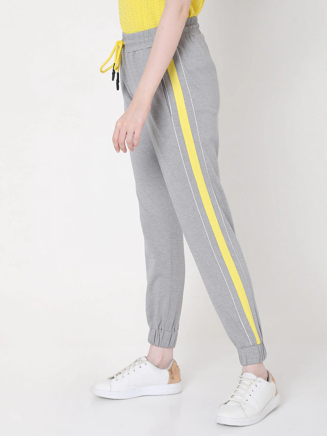 Grey Tape Detail Sweatpants - Image 3