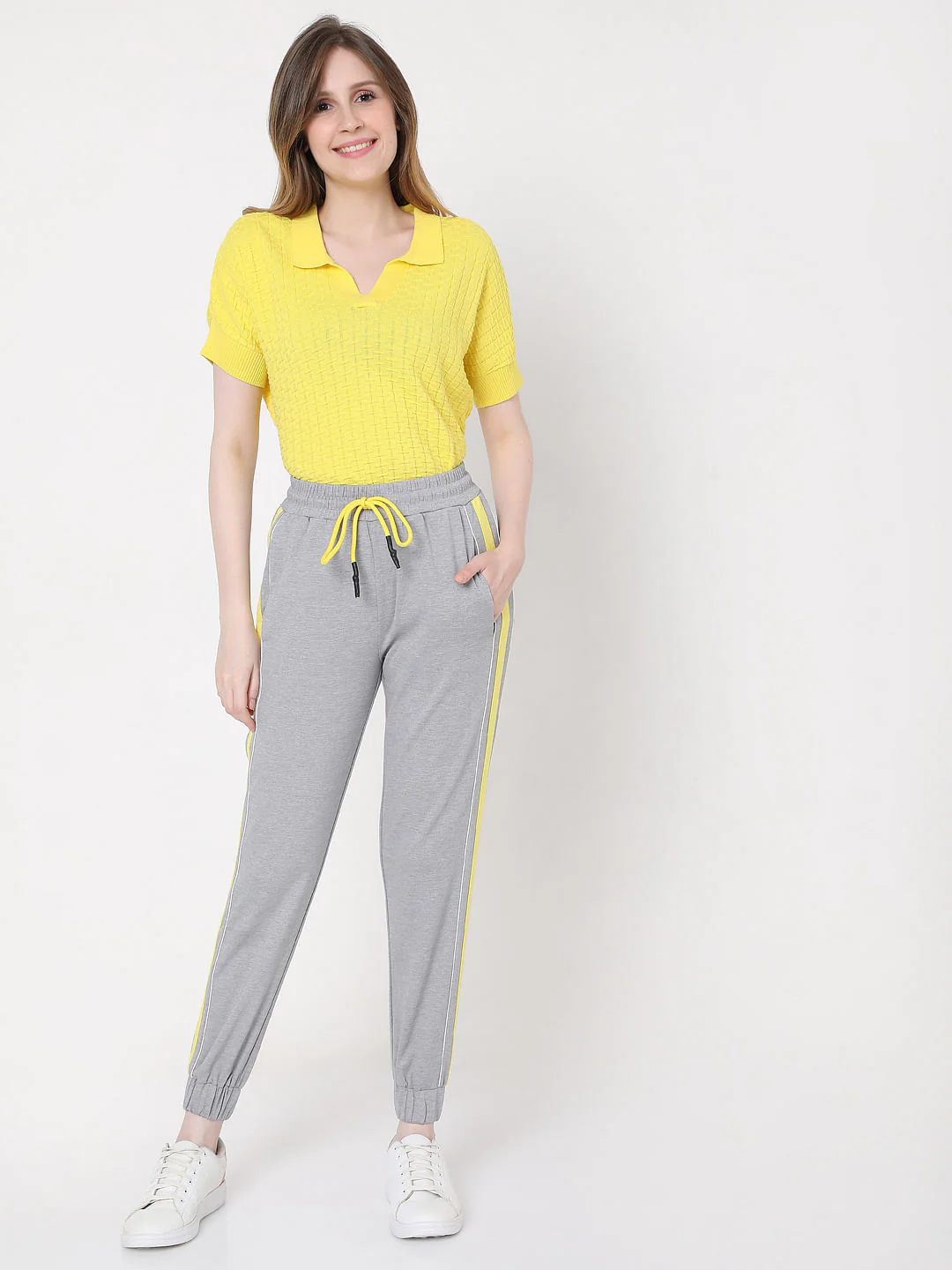 Grey Tape Detail Sweatpants - Image 6
