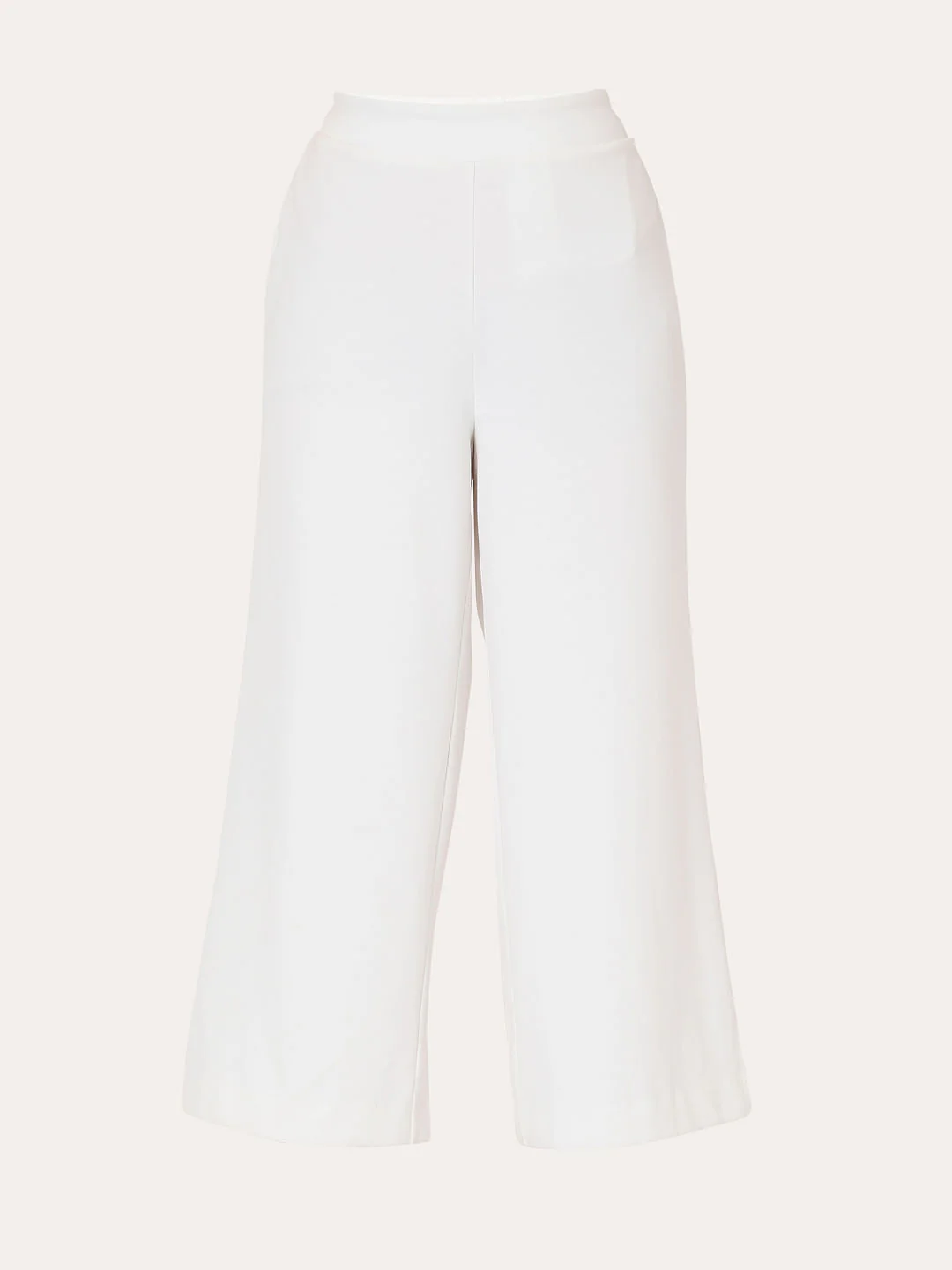 White High Rise Culottes - Image 7