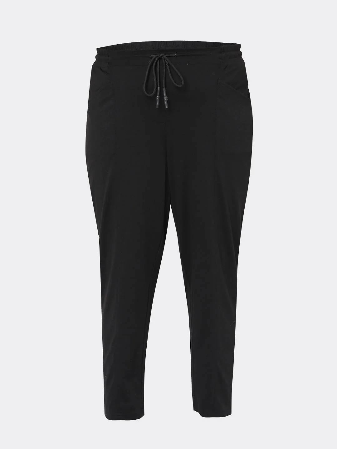 Curve Black High Rise Cargo Pants - Image 7