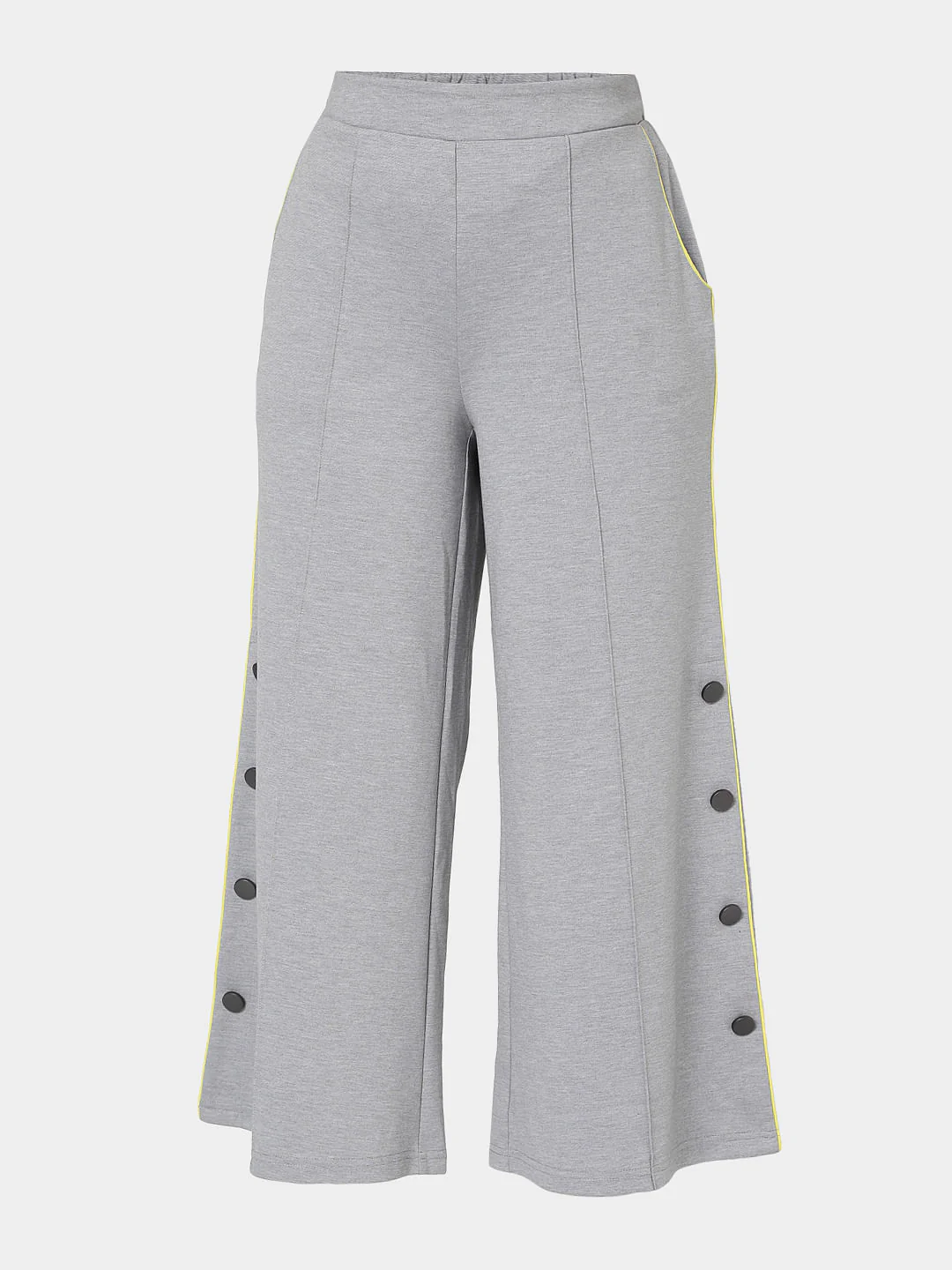 Grey Flared Track Pants - Image 7