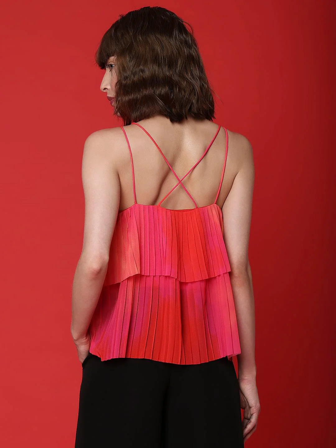 Marquee Orange Ombre Tiered Top - Image 4