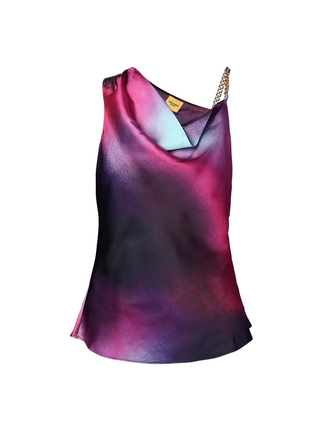 Marquee Purple Ombre Satin Top - Image 7