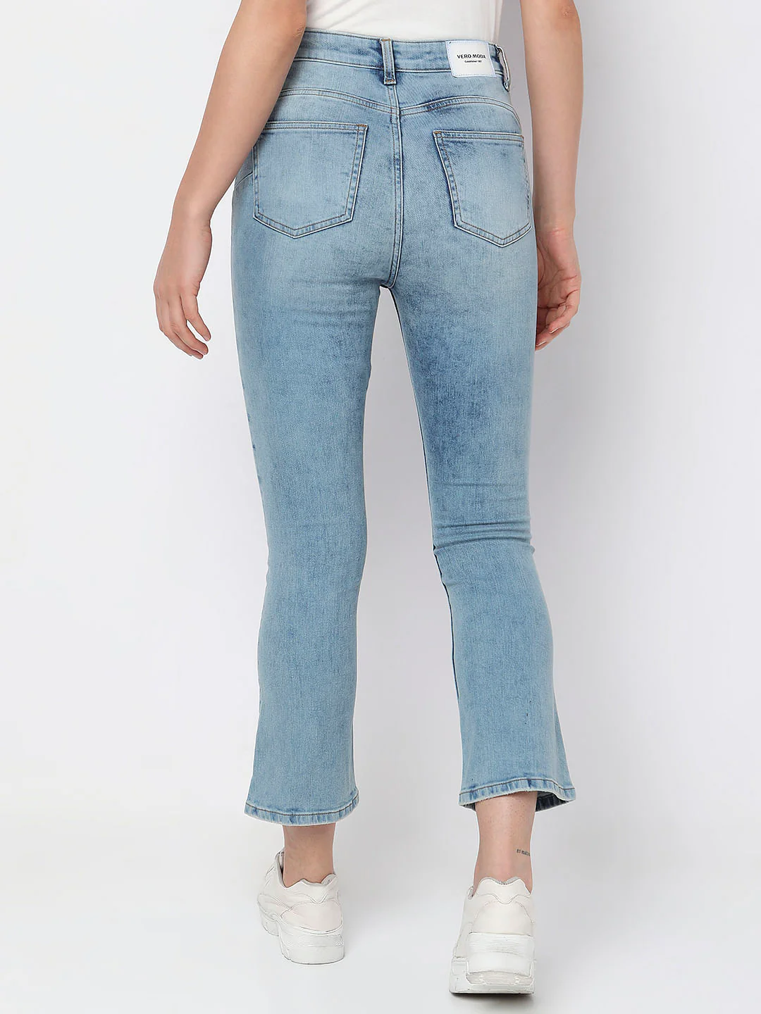 Blue High Rise Push Up Petra Bootcut Jeans - Image 4