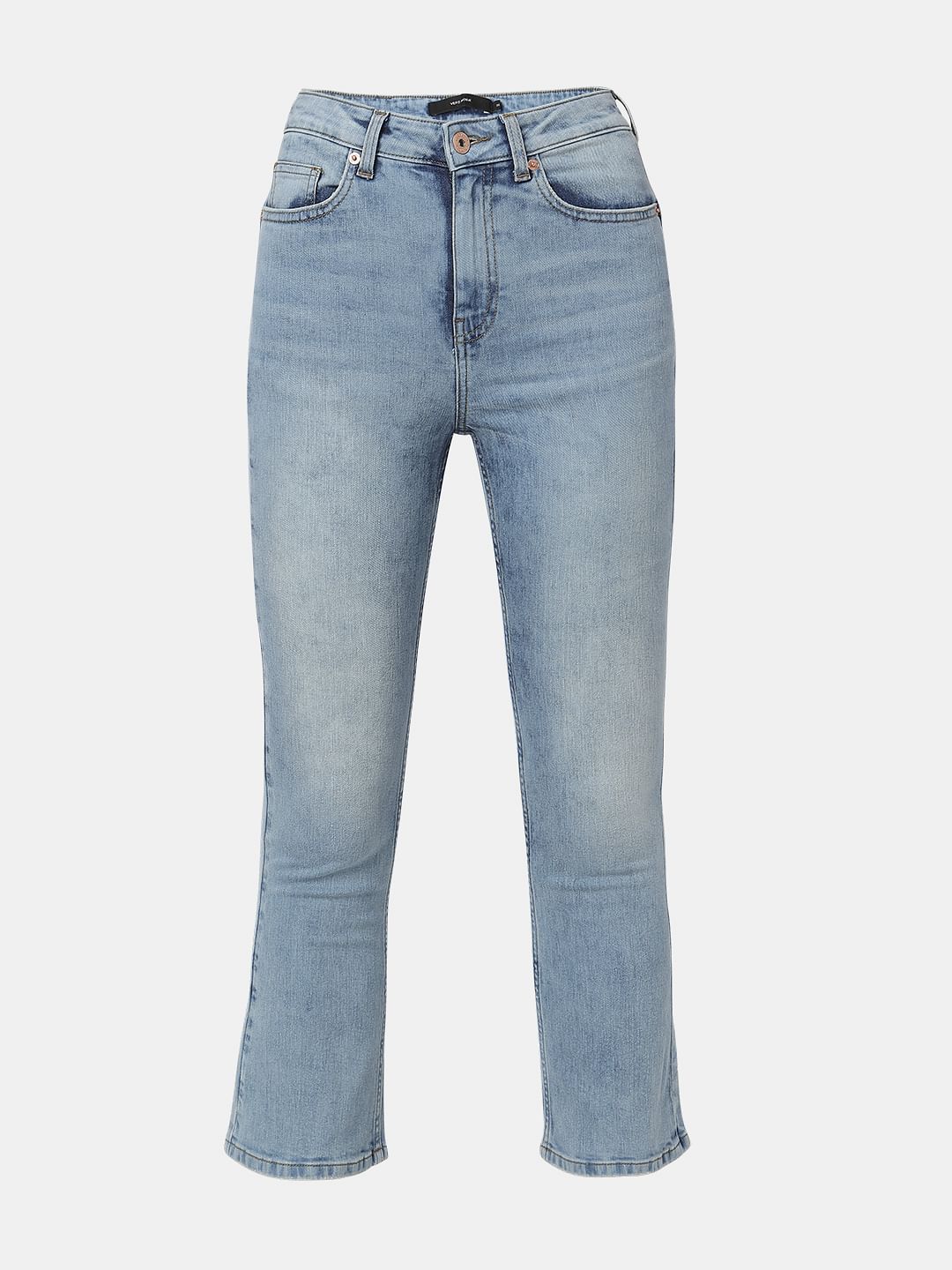 Blue High Rise Push Up Petra Bootcut Jeans - Image 7