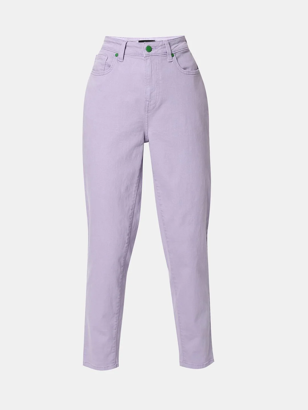 Purple High Rise Jade Straight Fit Jeans - Image 7