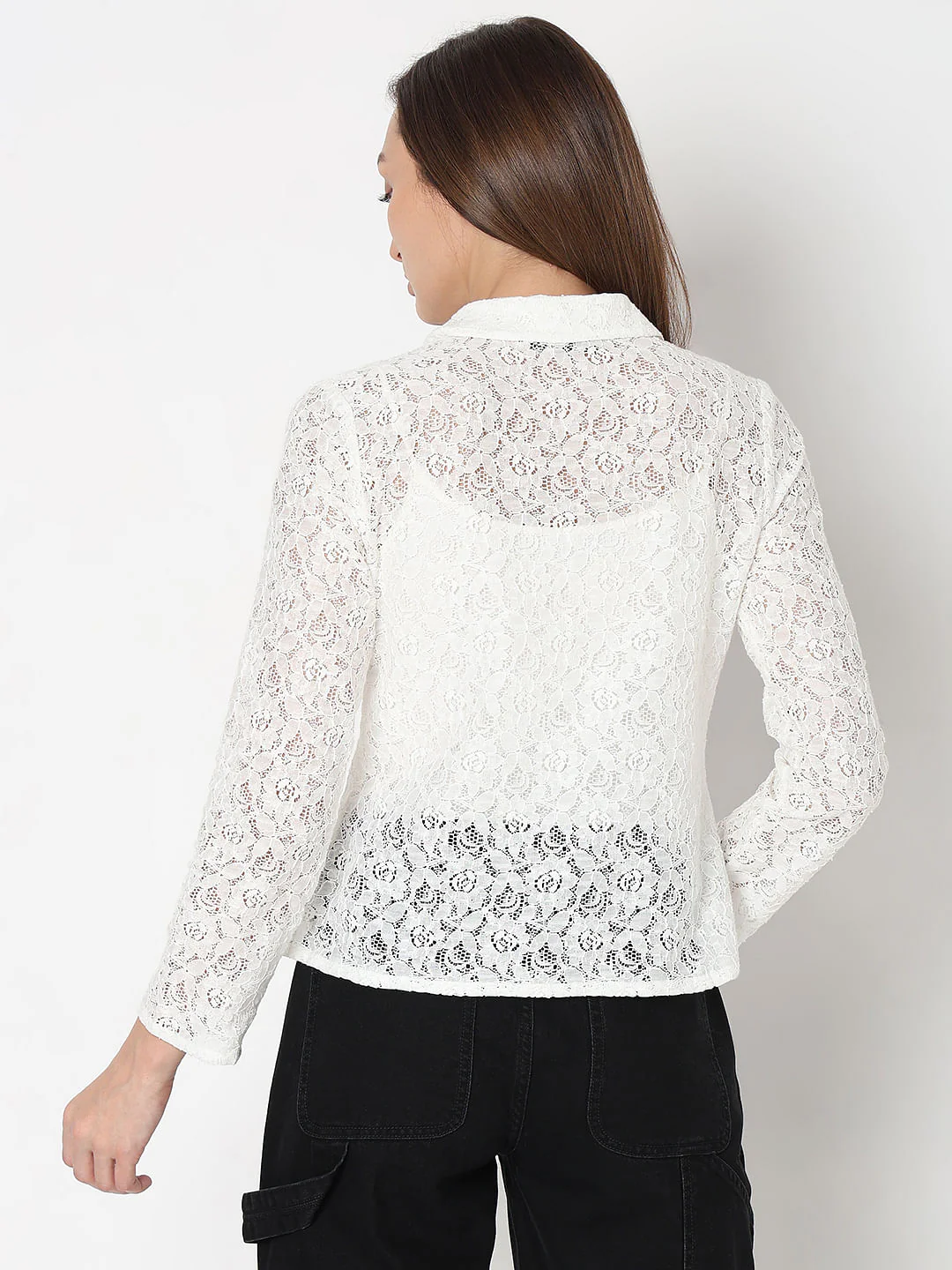White Lace Shirt - Image 4