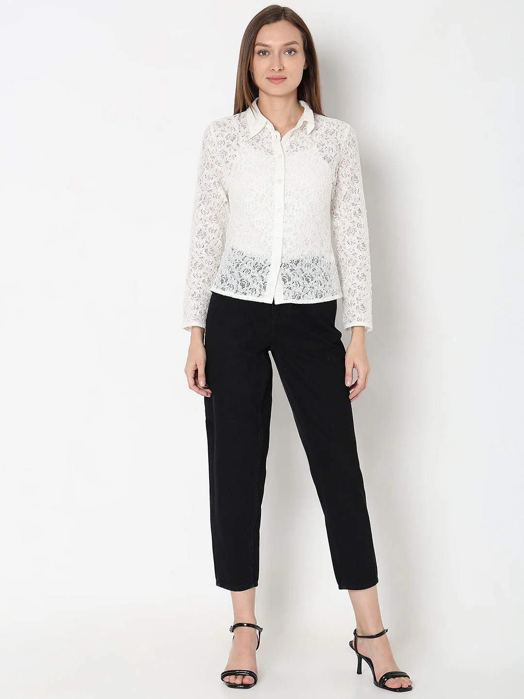 White Lace Shirt - Image 5