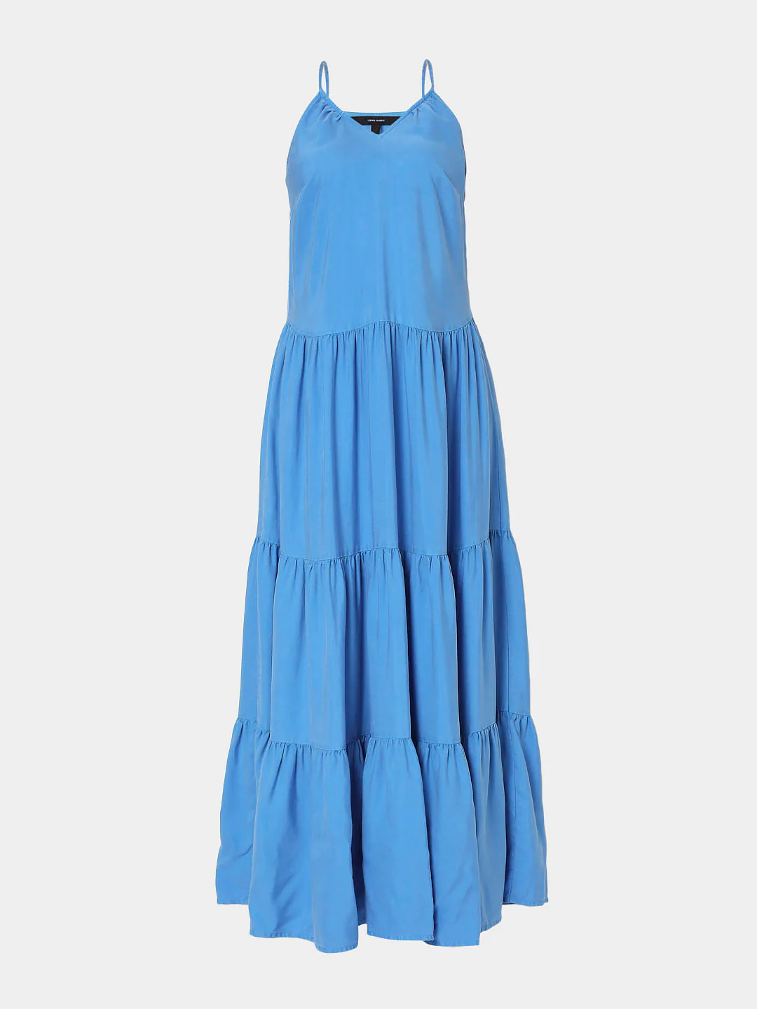 Blue Tiered Maxi Dress - Image 6