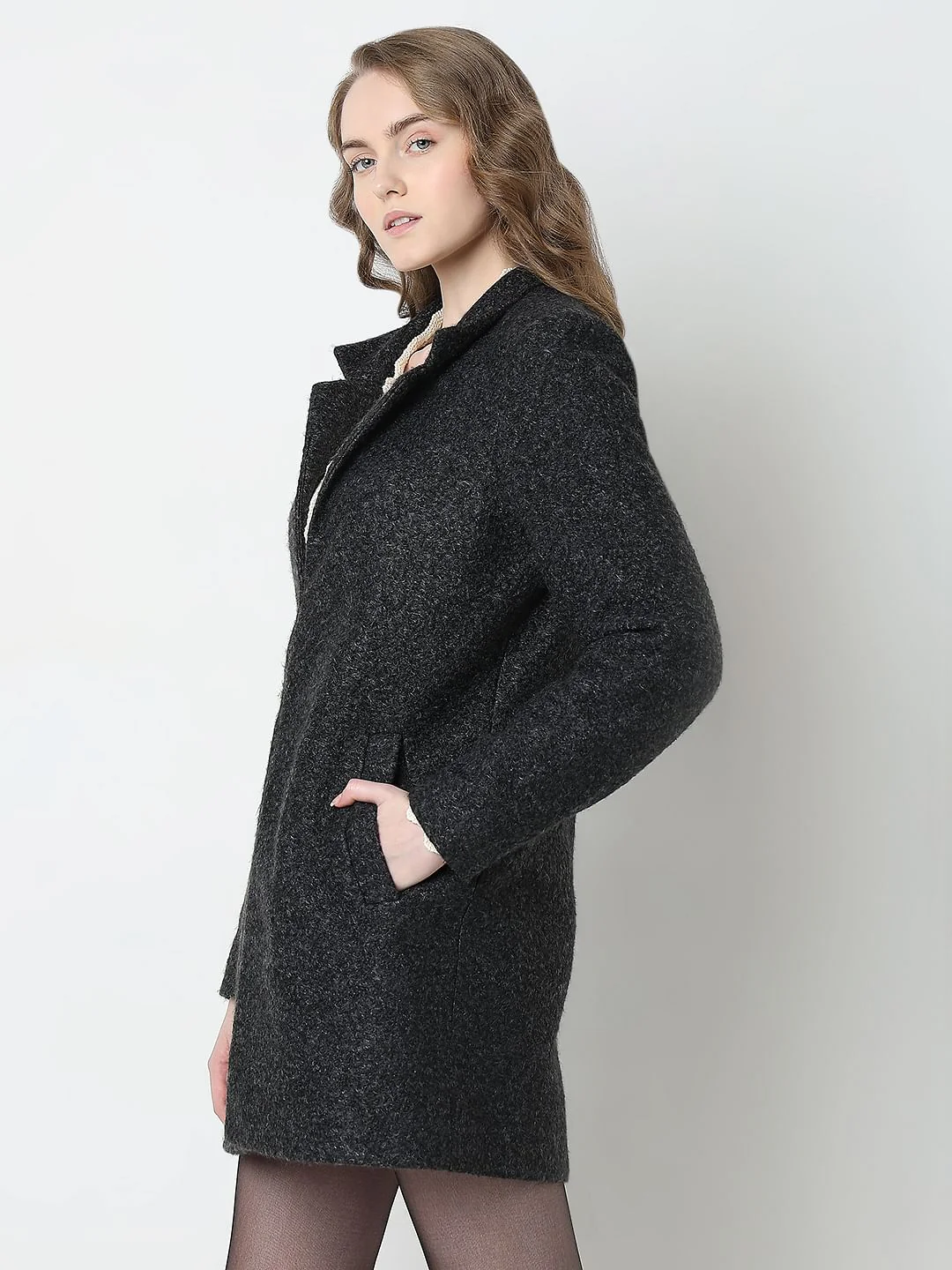 Black Long Coat - Image 3