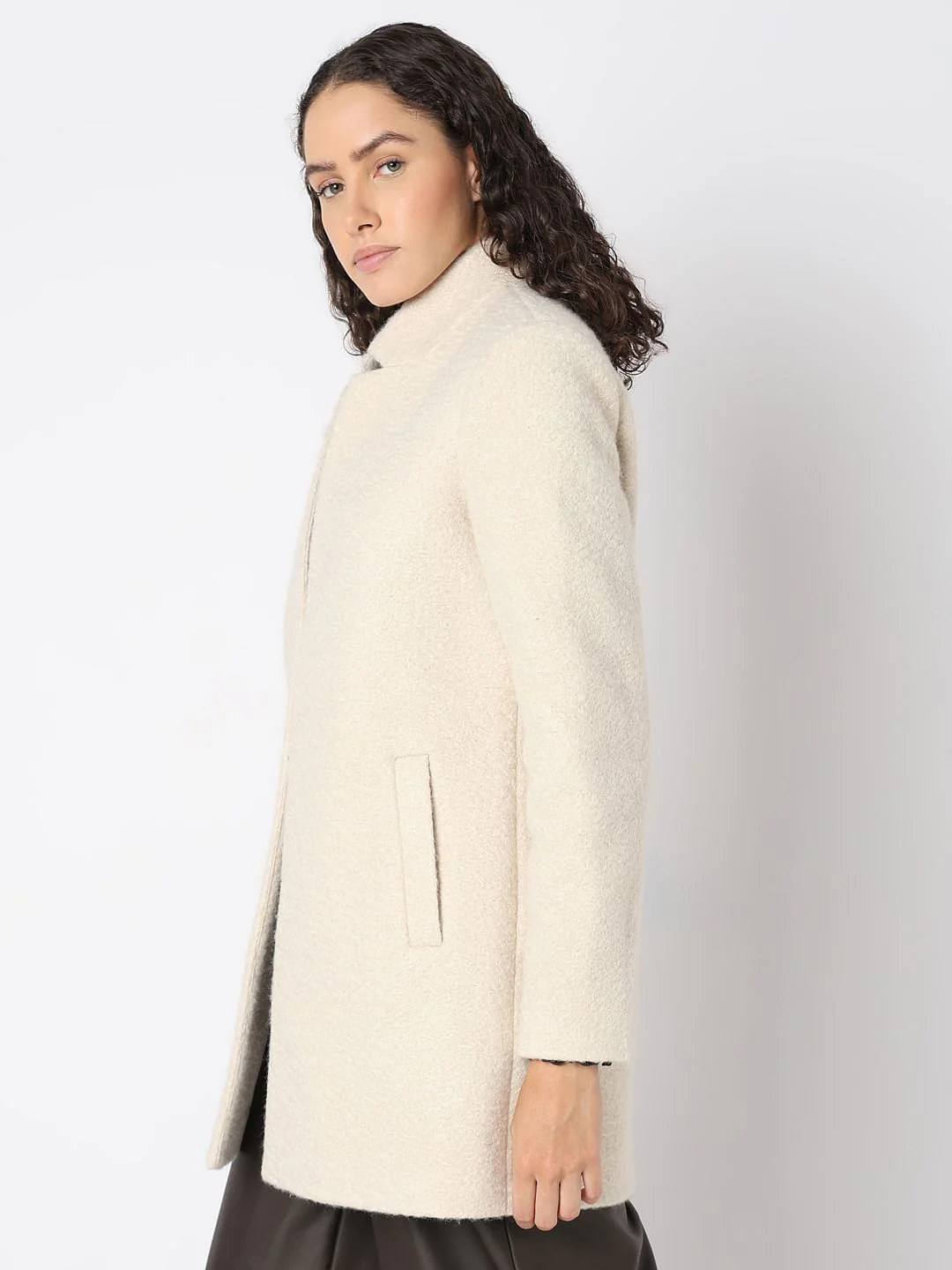 Beige Long Coat - Image 3
