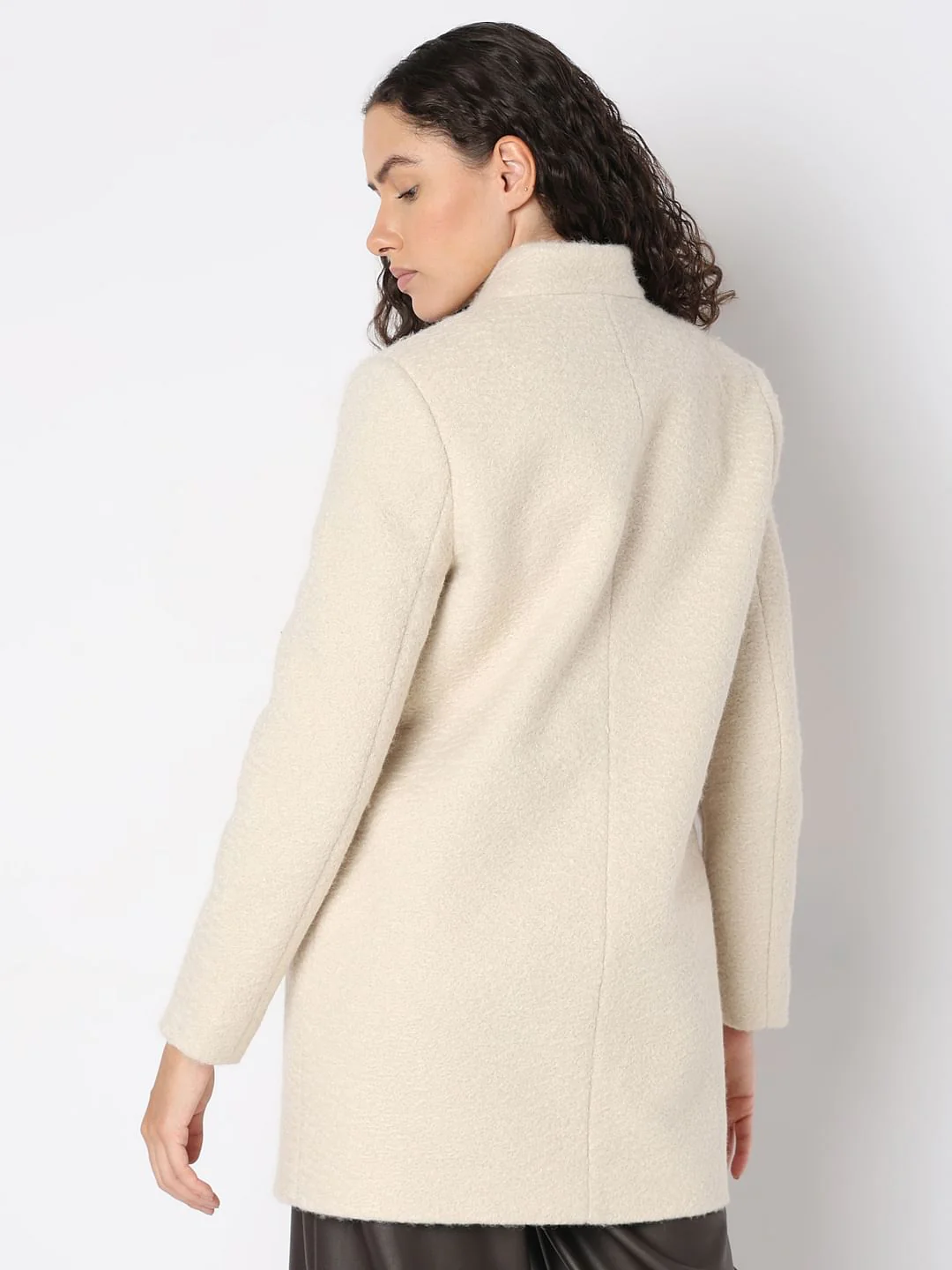 Beige Long Coat - Image 4