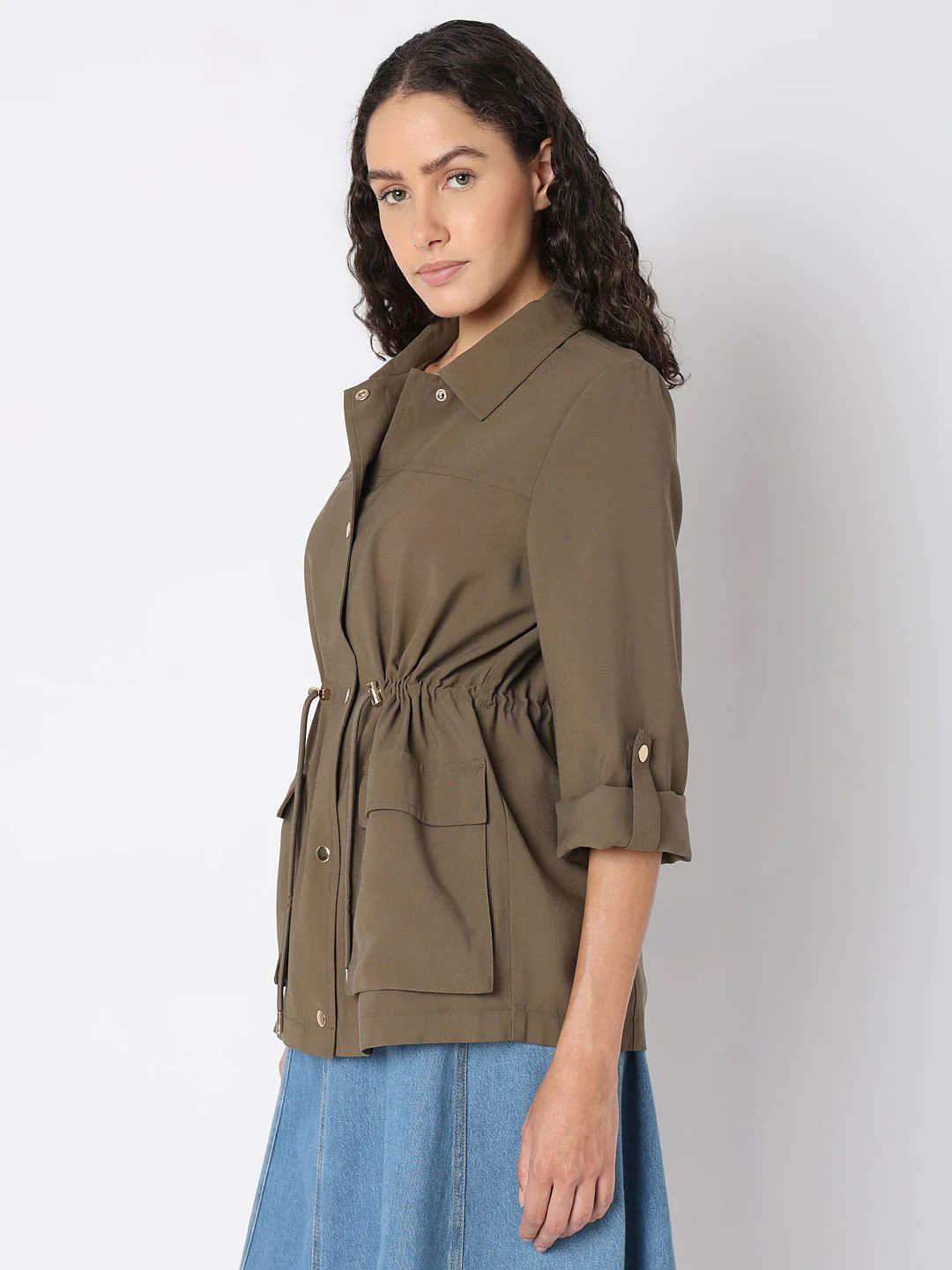 Brown Long Sleeve Jacket - Image 3