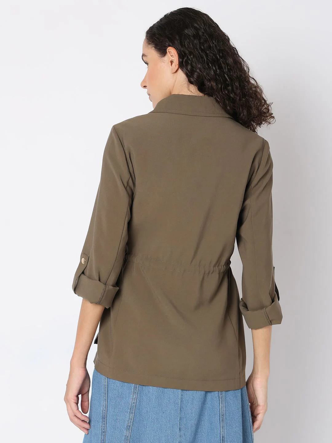 Brown Long Sleeve Jacket - Image 4