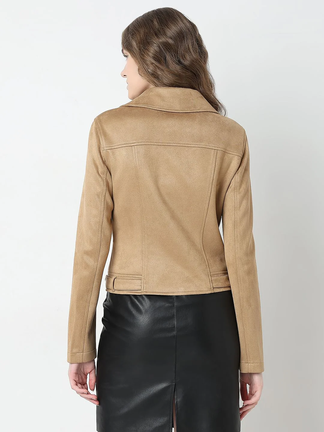 Brown Biker Jacket - Image 4