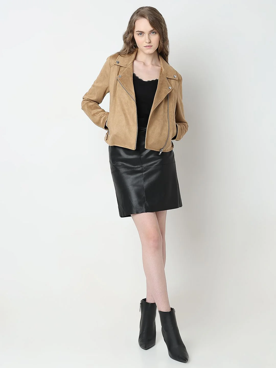 Brown Biker Jacket - Image 5