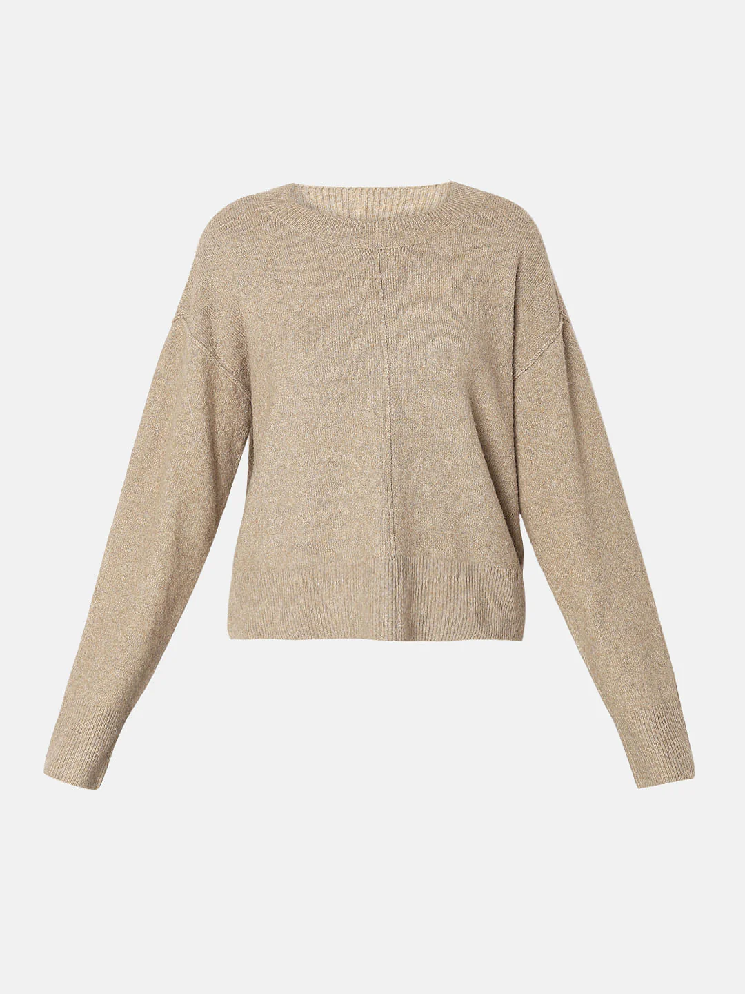 Brown Round-Neck Pullover - Image 7