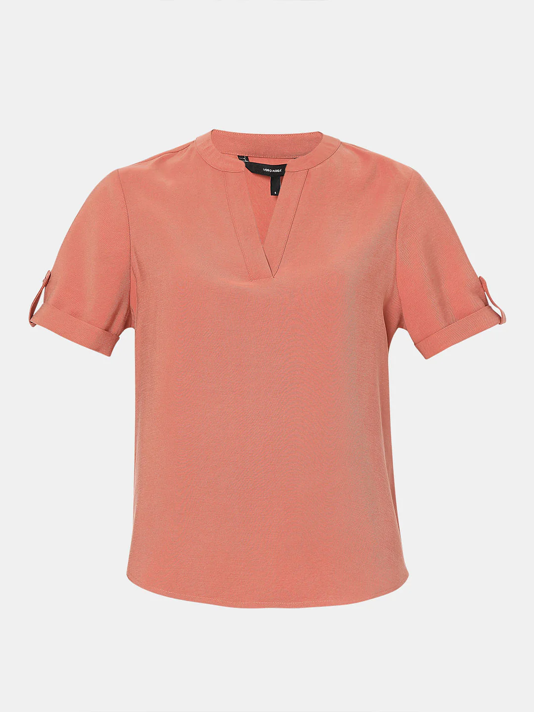 Peach V-Neck Top - Image 7