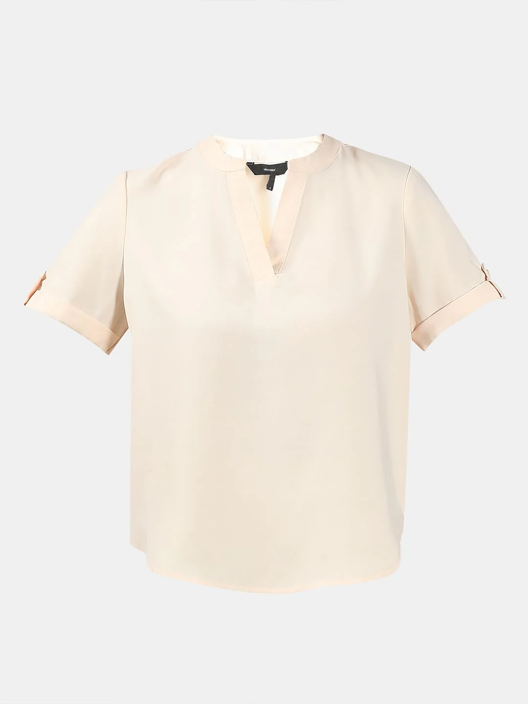 Beige V-Neck Top - Image 7