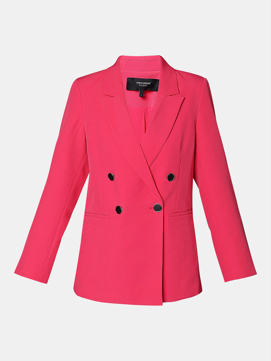 Pink Double Breasted Blazer - Image 7