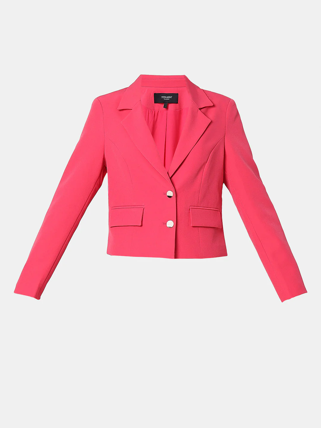 Pink Cropped Co-Ord Set Blazer - Image 7