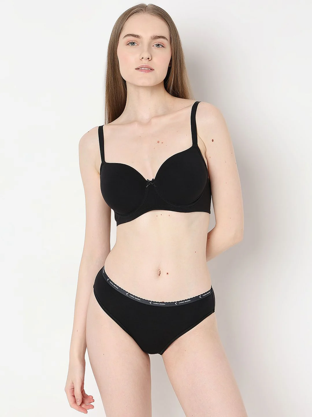 Intimates Pack Of 2 Underwired Padded T-Shirt Bra - Black - Image 2
