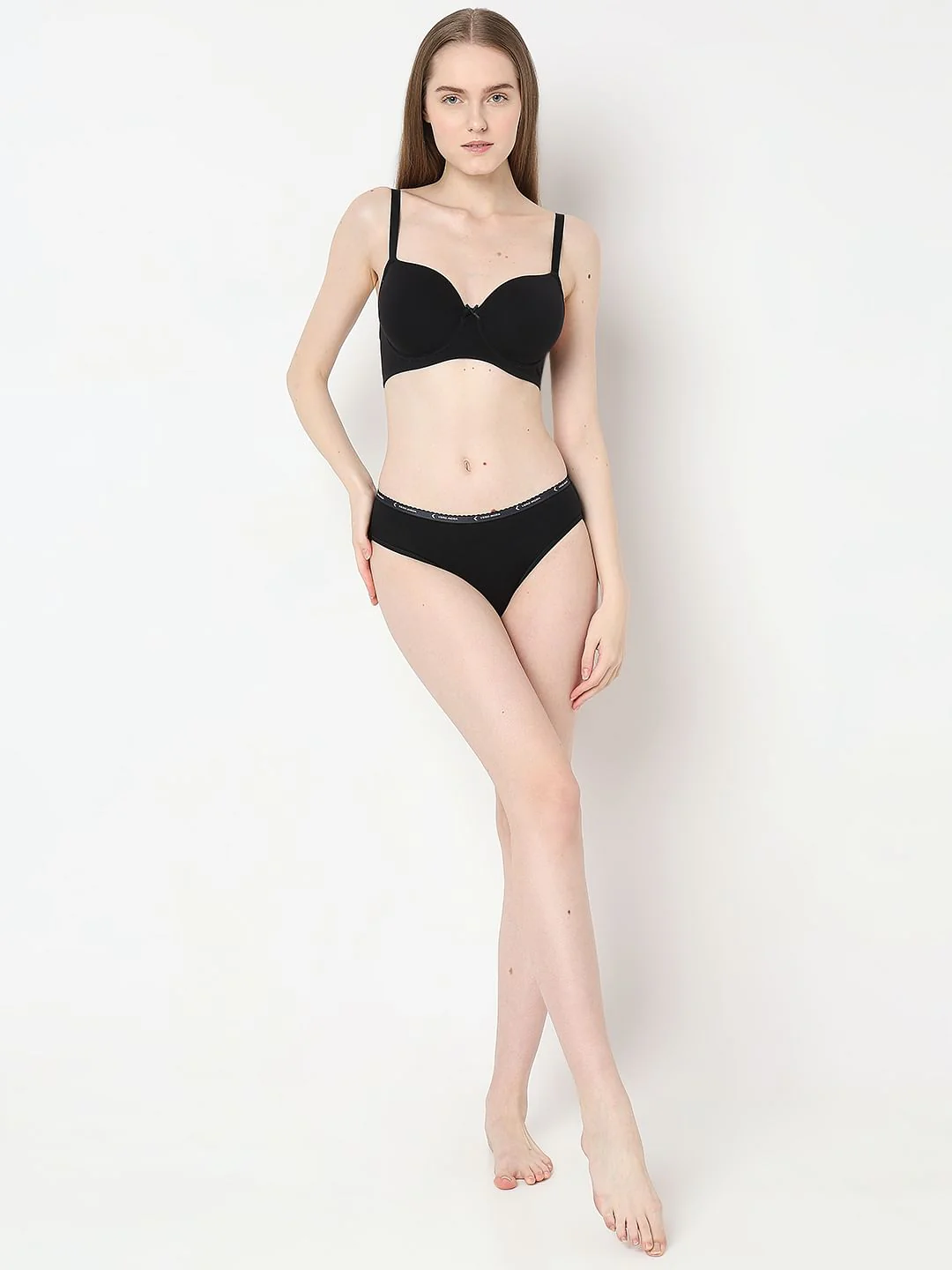 Intimates Pack Of 2 Underwired Padded T-Shirt Bra - Black - Image 5