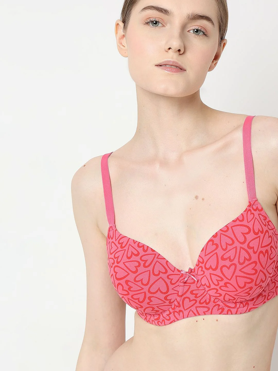 Intimates Pink Printed Underwired Padded T-Shirt Bra - Image 6