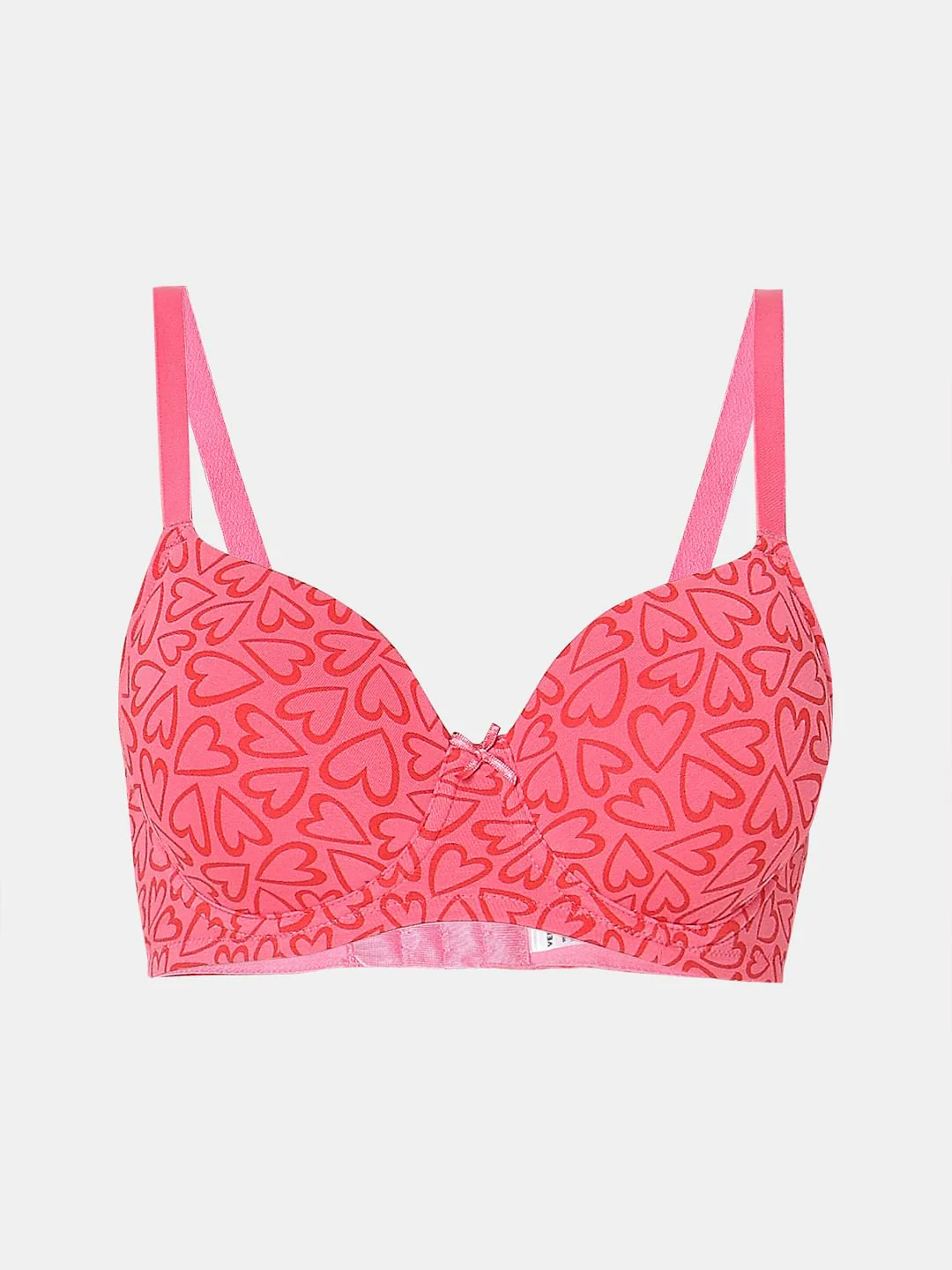 Intimates Pink Printed Underwired Padded T-Shirt Bra - Image 7