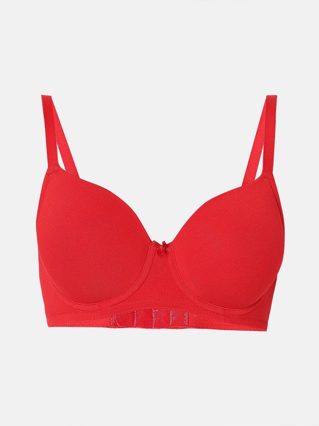 Intimates Red Underwired Padded T-Shirt Bra - Image 7