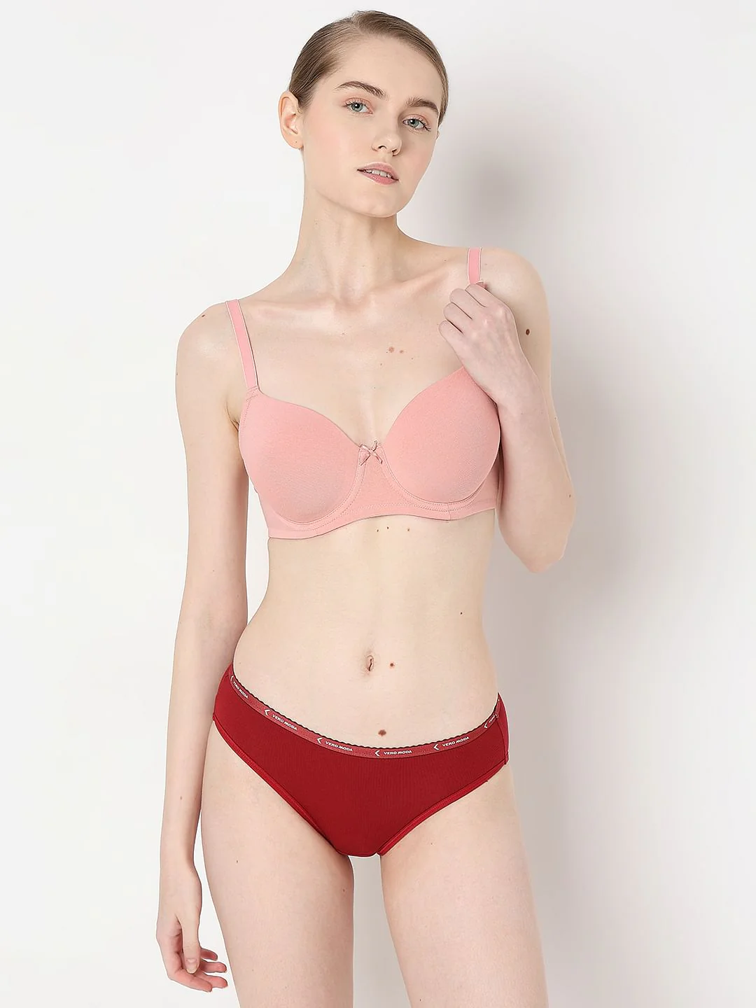 Intimates Light Pink Underwired Padded T-Shirt Bra - Image 2