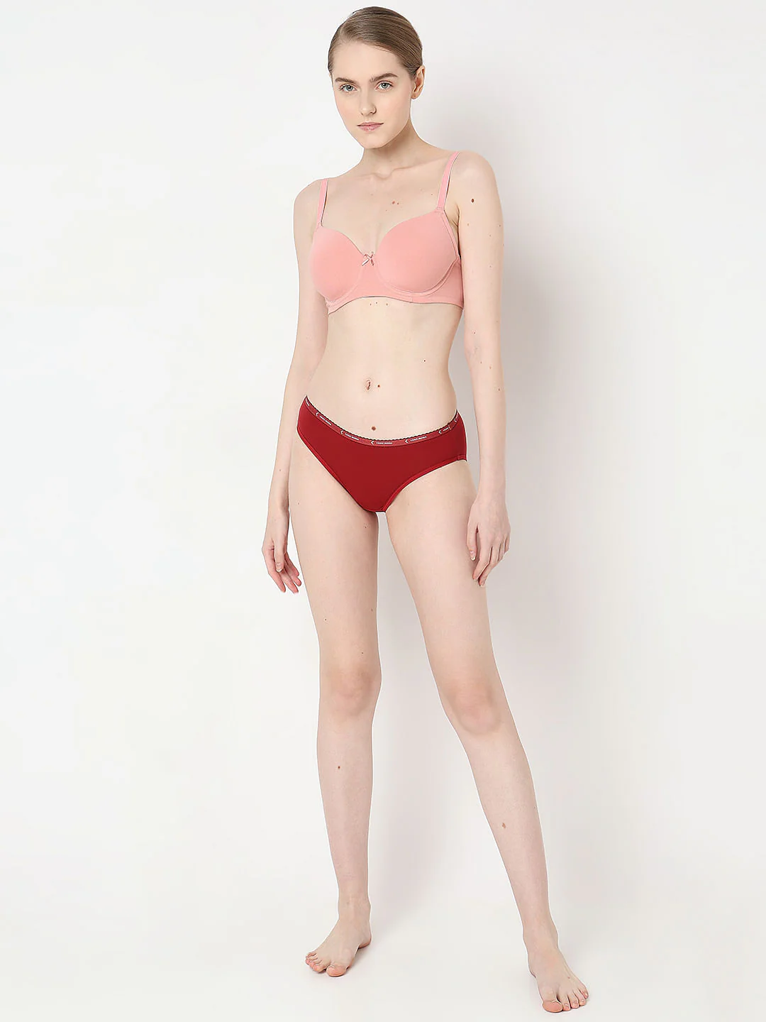 Intimates Light Pink Underwired Padded T-Shirt Bra - Image 5