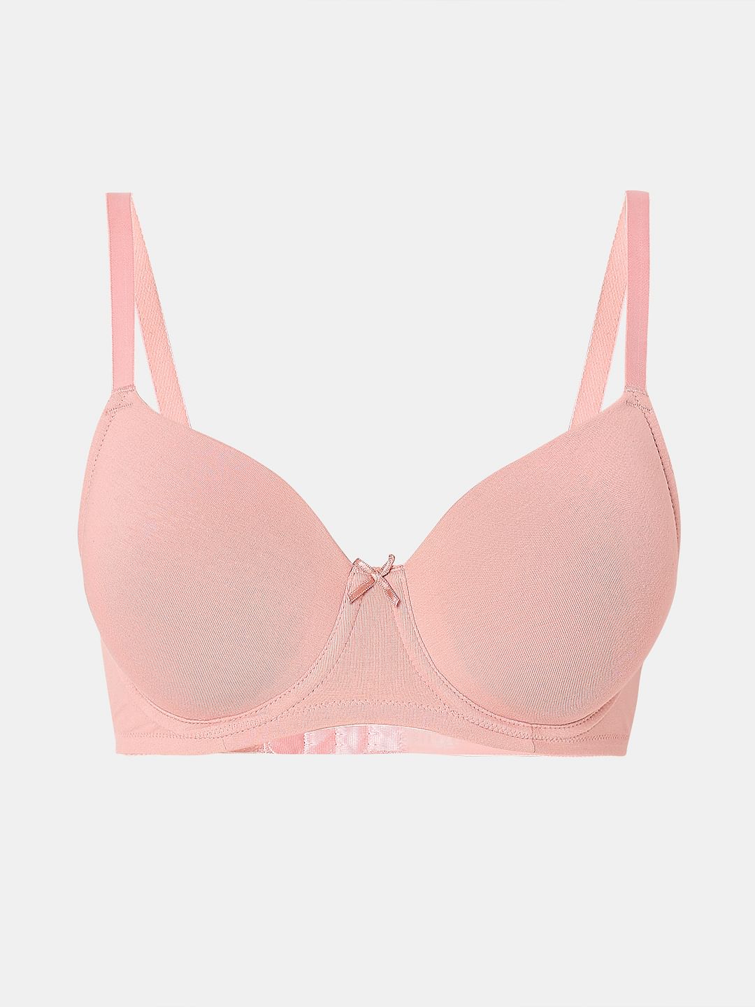 Intimates Light Pink Underwired Padded T-Shirt Bra - Image 7