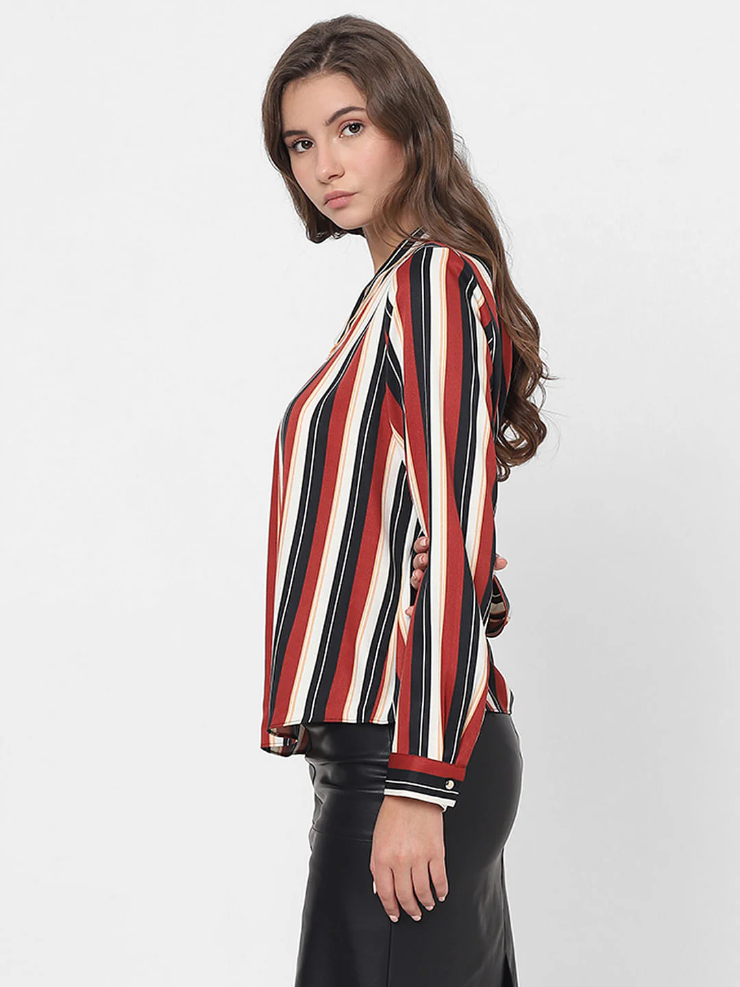 Brown Striped Top - Image 3